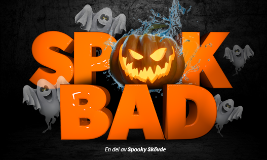 Spökbad Grafisk text spökbad