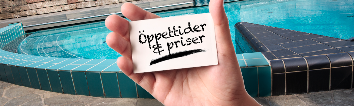 Öppettider skylt