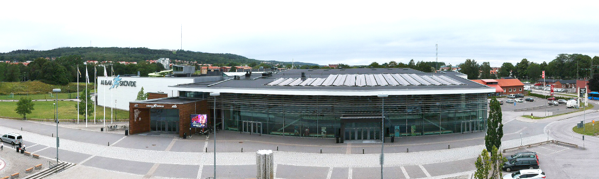 Flygfoto Arena Skövde